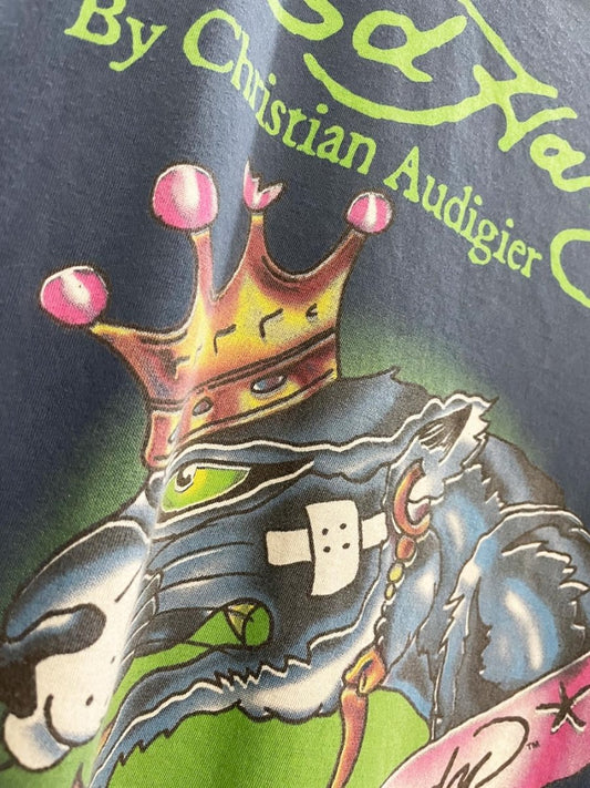 y2k ed hardy distressed long sleeve tee - good market thrift store