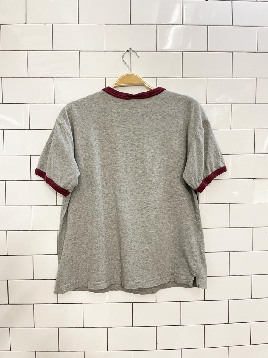 vintage 80s crushers velvet ringer tee - good market thrift store