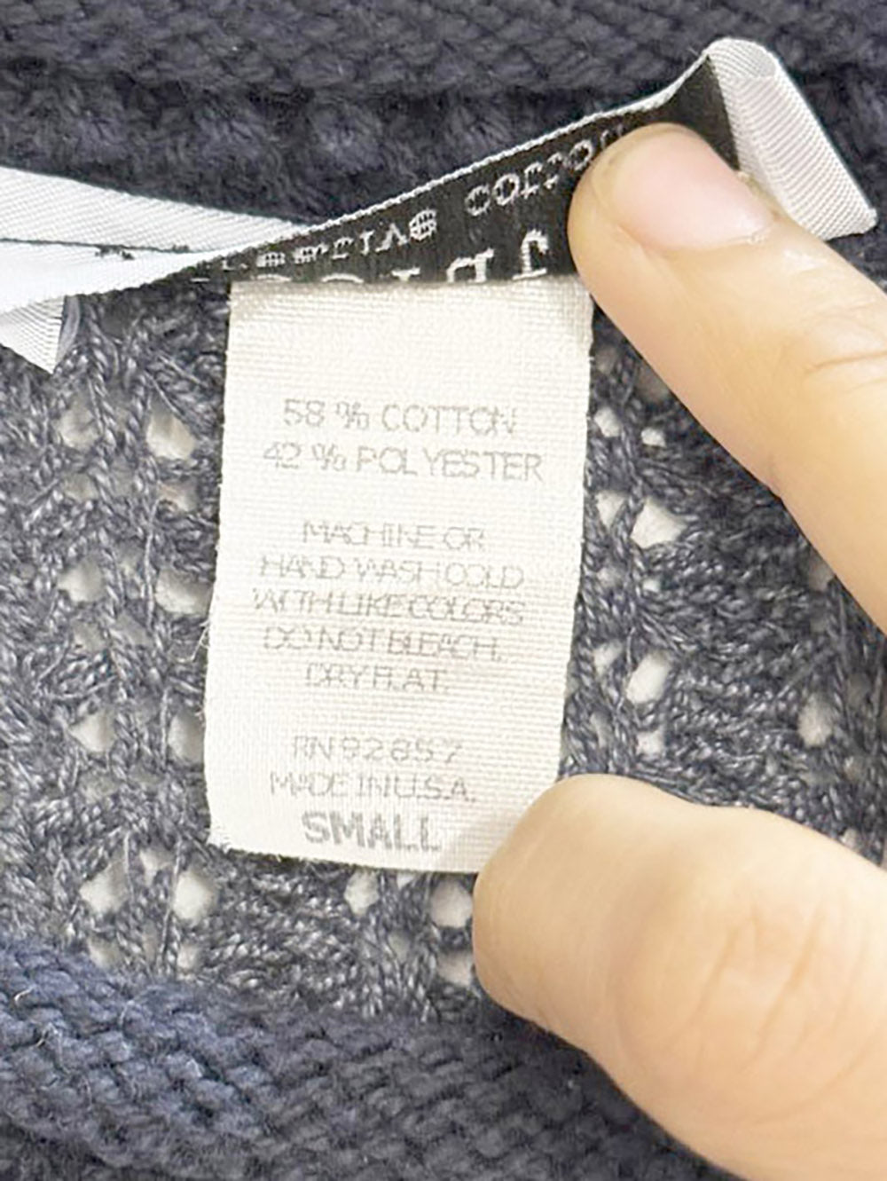 vintage 00s absolutely creative cotton cable knit sweater | made in USA