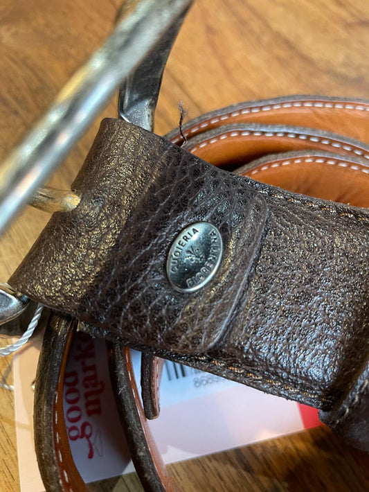 vintage cuoieria fiorentina italy leather belt