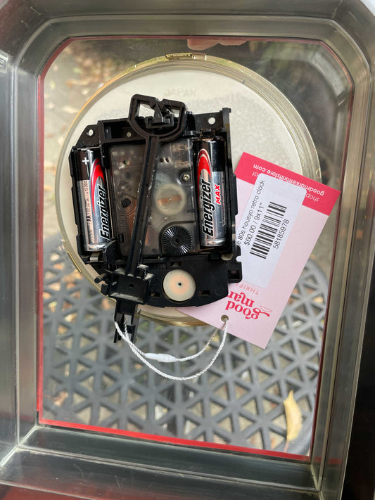 vimtage 80s housyo japan retro clock