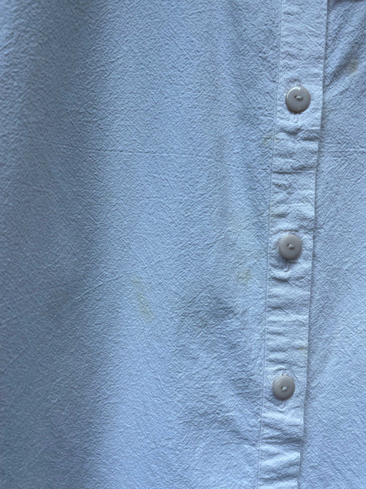 vintage hand-painted sunflower cabana shirt