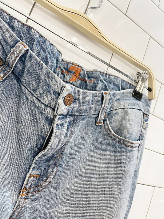 y2k 7 for all mankind A pocket low rise flare leg jeans - good market thrift store