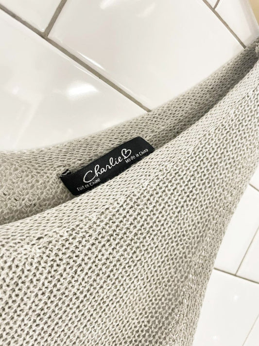 charlie b loose knit tank - good market thrift store