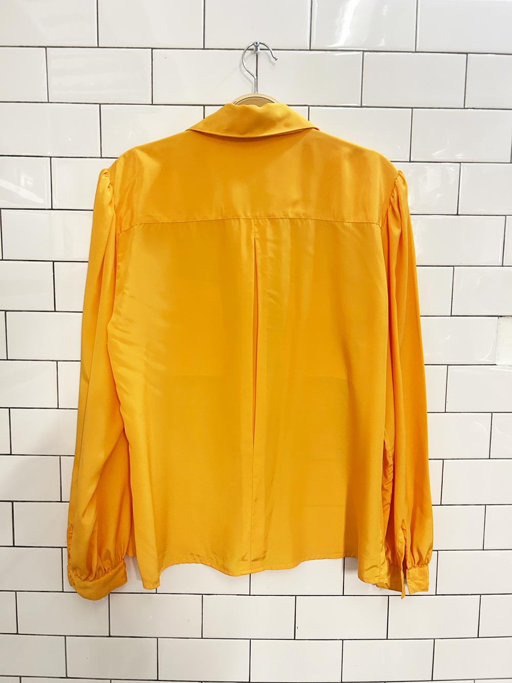 vintage 80s the bay satin shirt - good market thrift store