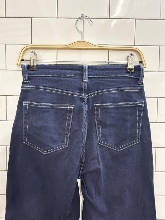 h&m wide leg contrast stitch pant - good market thrift store