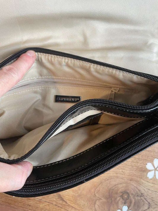 y2k giani bernini leather shoulder bag