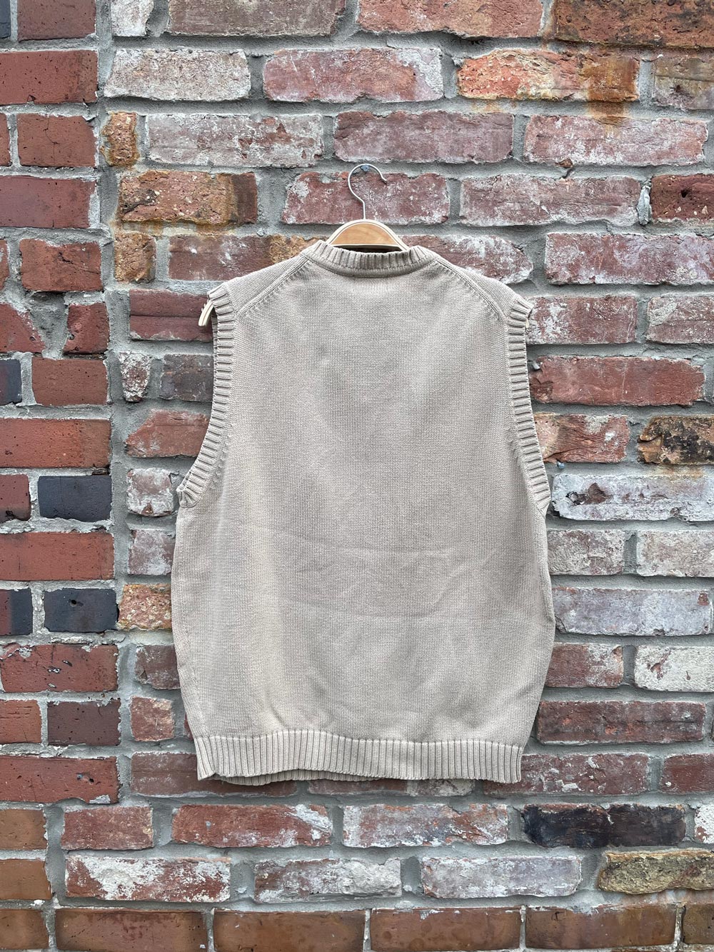 vintage ll bean classic cotton sweater vest