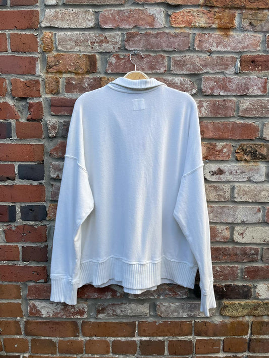 aerie oh snap button oversized henley