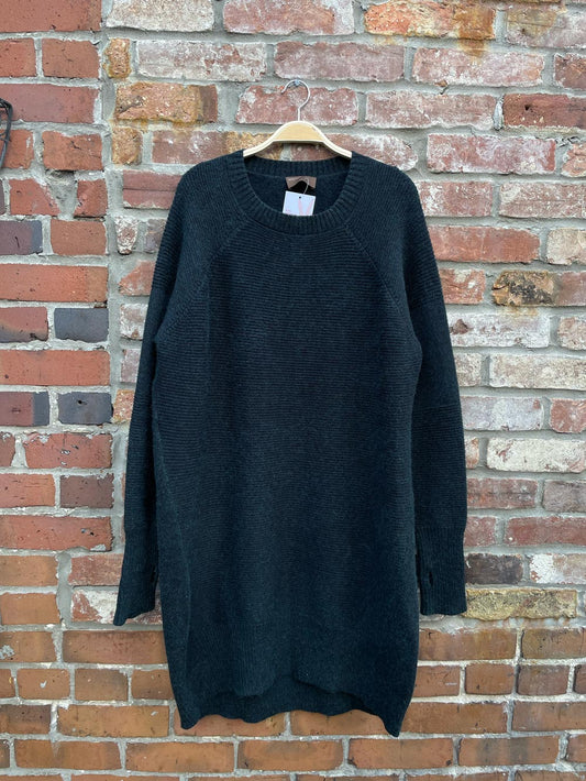 kerisma angora-blend rib knit sweater dress