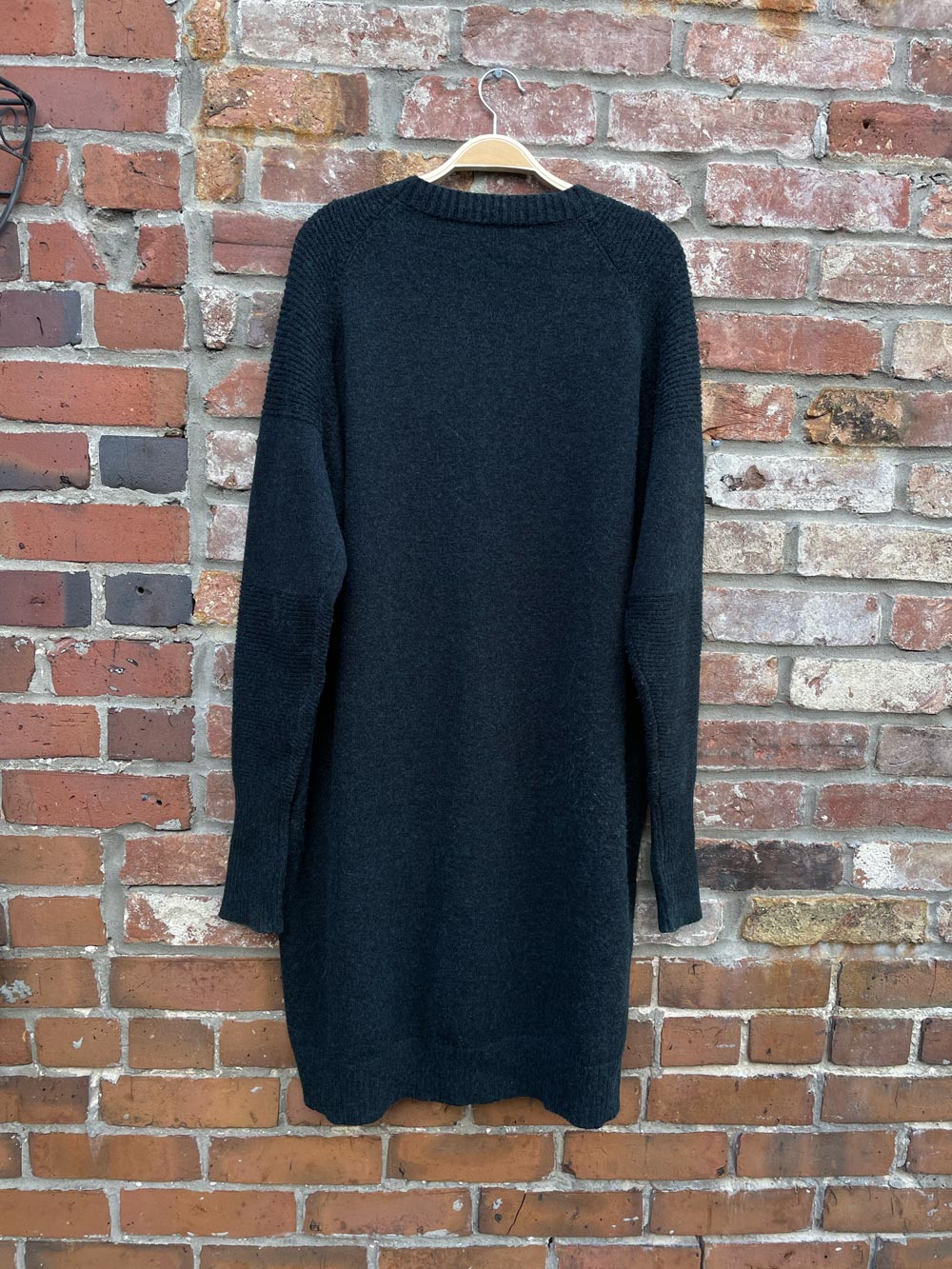 kerisma angora-blend rib knit sweater dress