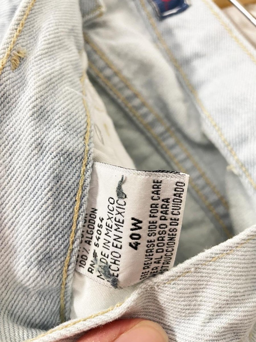 vintage 90s bugle boy long denim shorts - good market thrift store