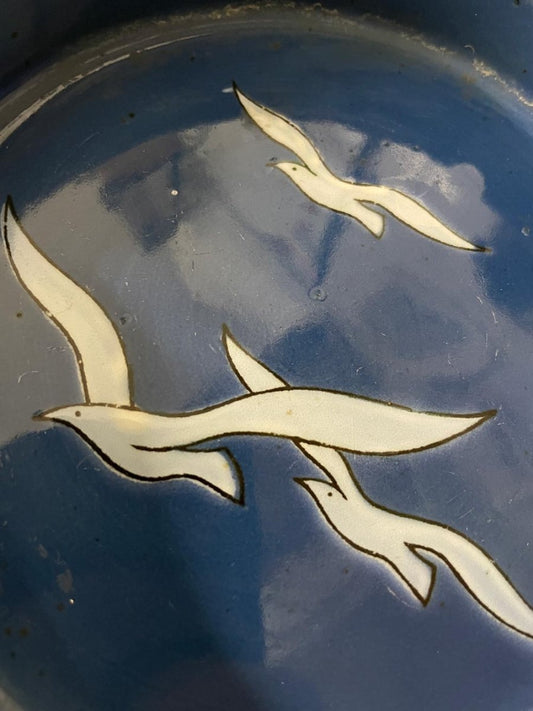 vintage otagiri japa seagulls ashtray - good market thrift store