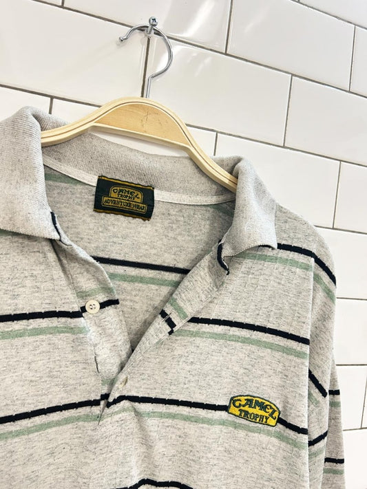 vintage 90s camel trophy adventure polo - good market thrift store