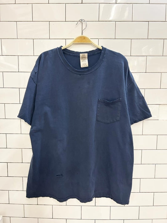 vintage 00s msn auto distressed oversized tee - good market thrift store