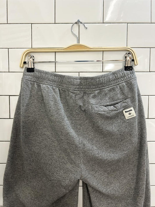 roots original wide leg crop sweatpant - good market thrift store