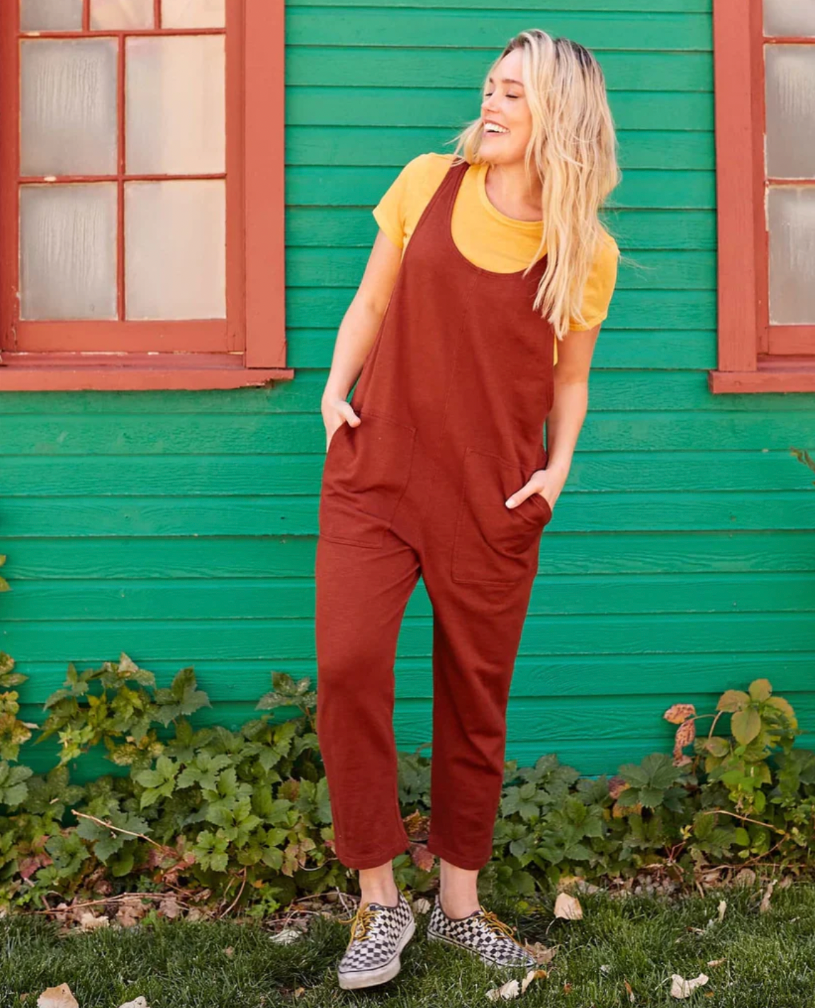 toad & co follow through organic cotton jumpsuit