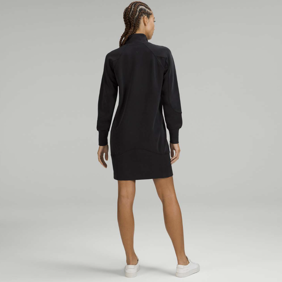 lululemon 2022 softstream long sleeve half zip dress