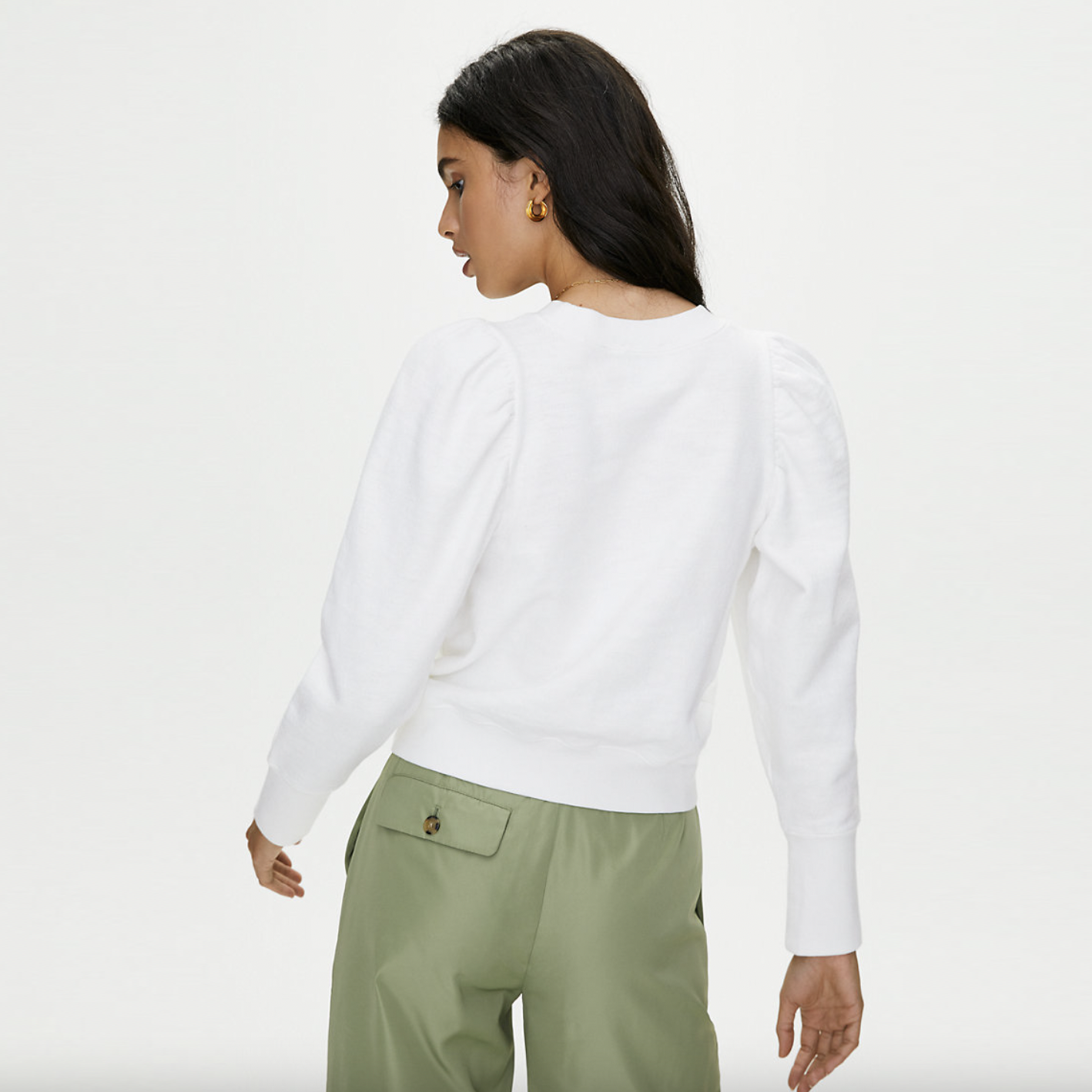 artizia little moon bonbon puff sweatshirt