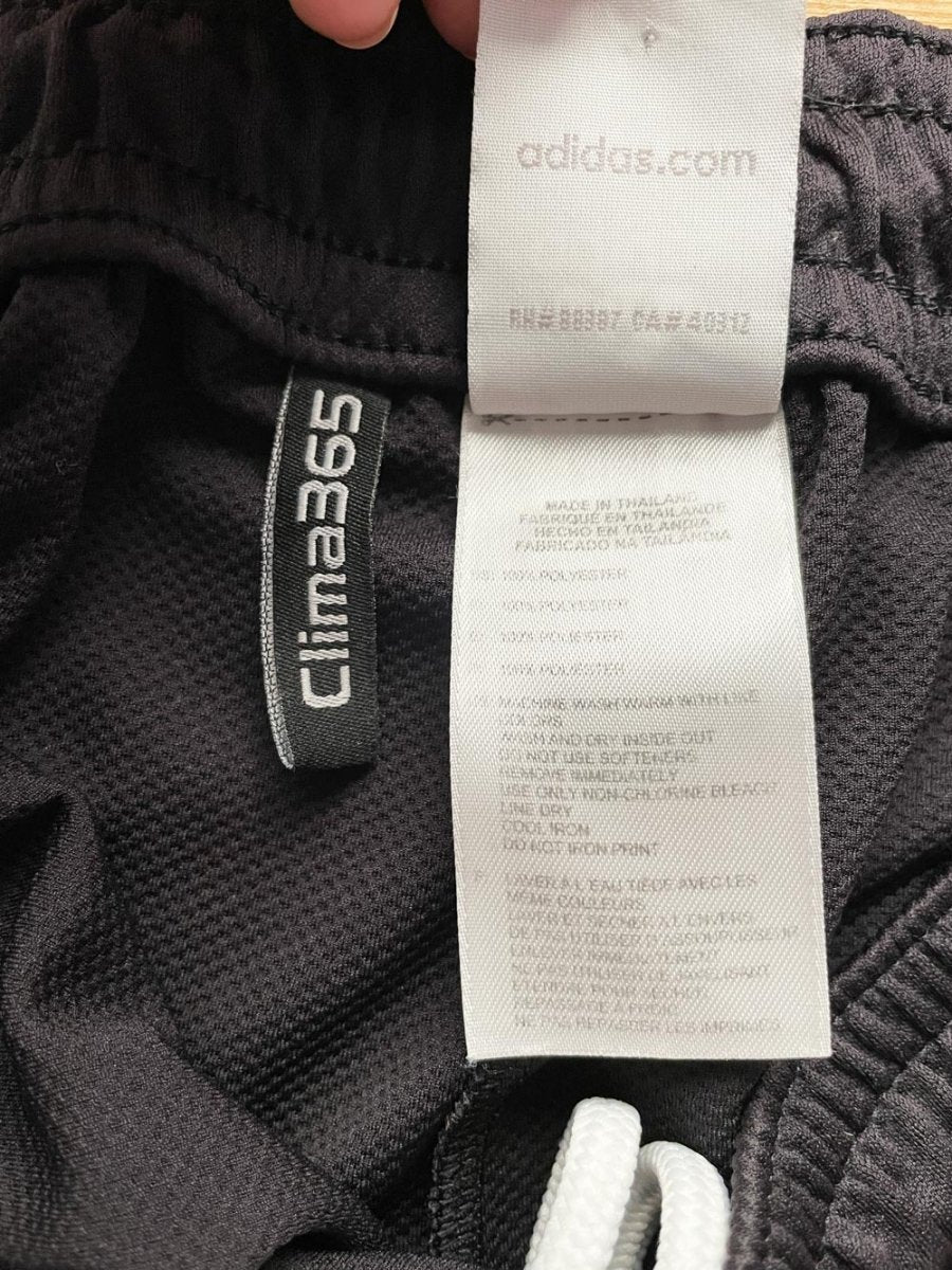 adidas three stripes sporty prep athletic shorts - good market thrift store