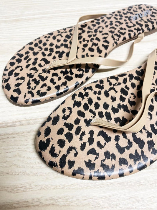 aerie animal print flip flop | american eagle - good market thrift store