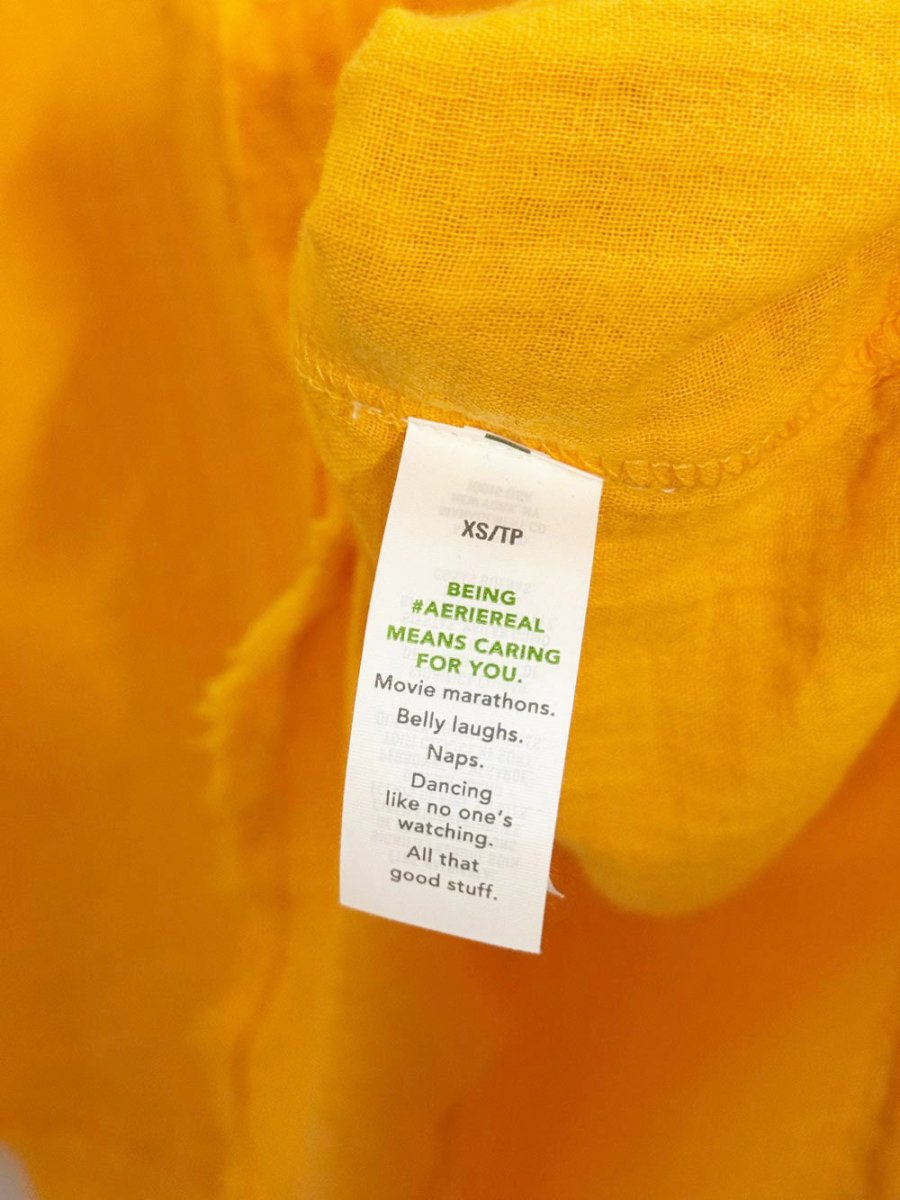 aerie gauze cotton oversized pool to party full button shirt - good market thrift store
