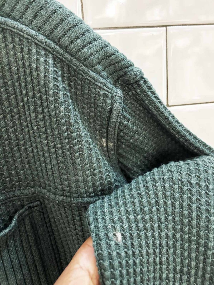 aerie lumber jane oversized thermal waffle shirt jacket - good market thrift store