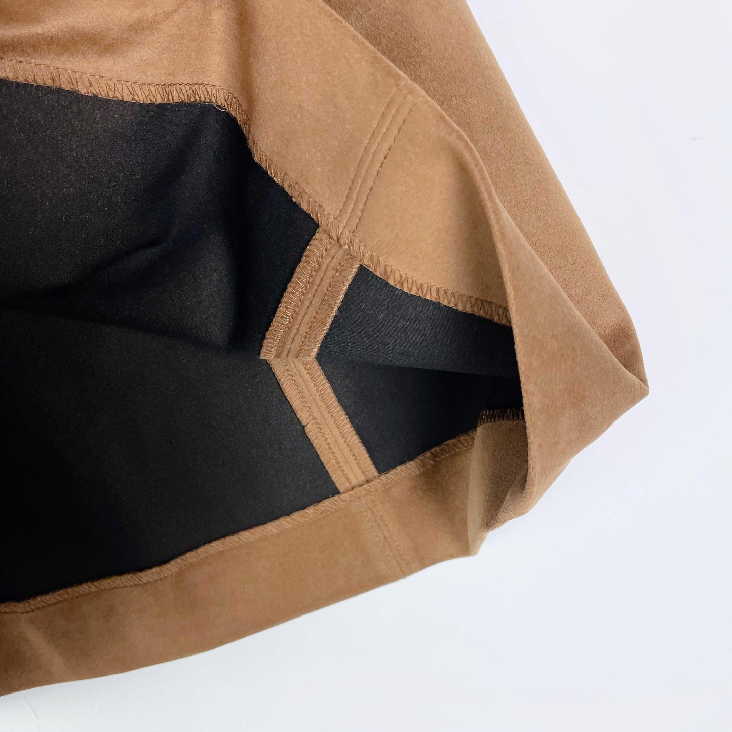 nwt babaton modern mini in dark camel - size 2