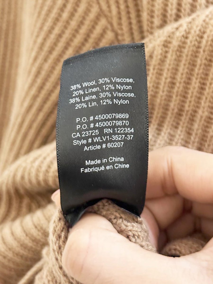 babaton chalmers wool - linen textured knit sweater | aritzia - good market thrift store