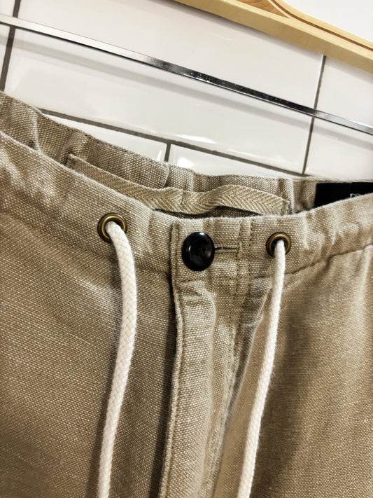 banana republic linen - blend drawstring pants - good market thrift store