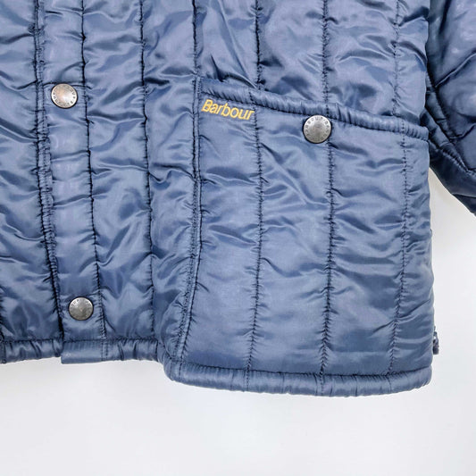 vintage barbour quilted liner barn coat
