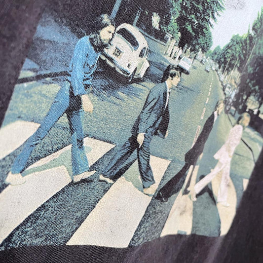 vintage the beatles abbey road graphic tee