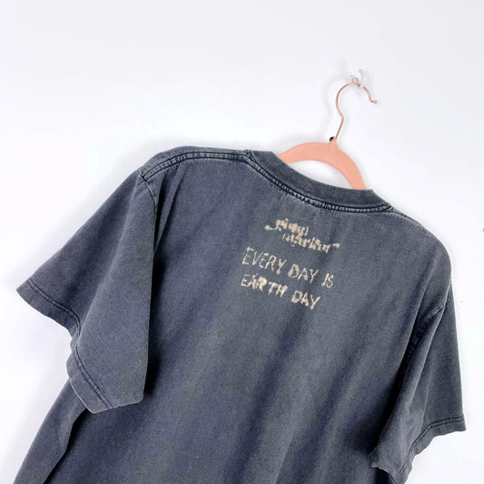 rework vintage tee earth day crew