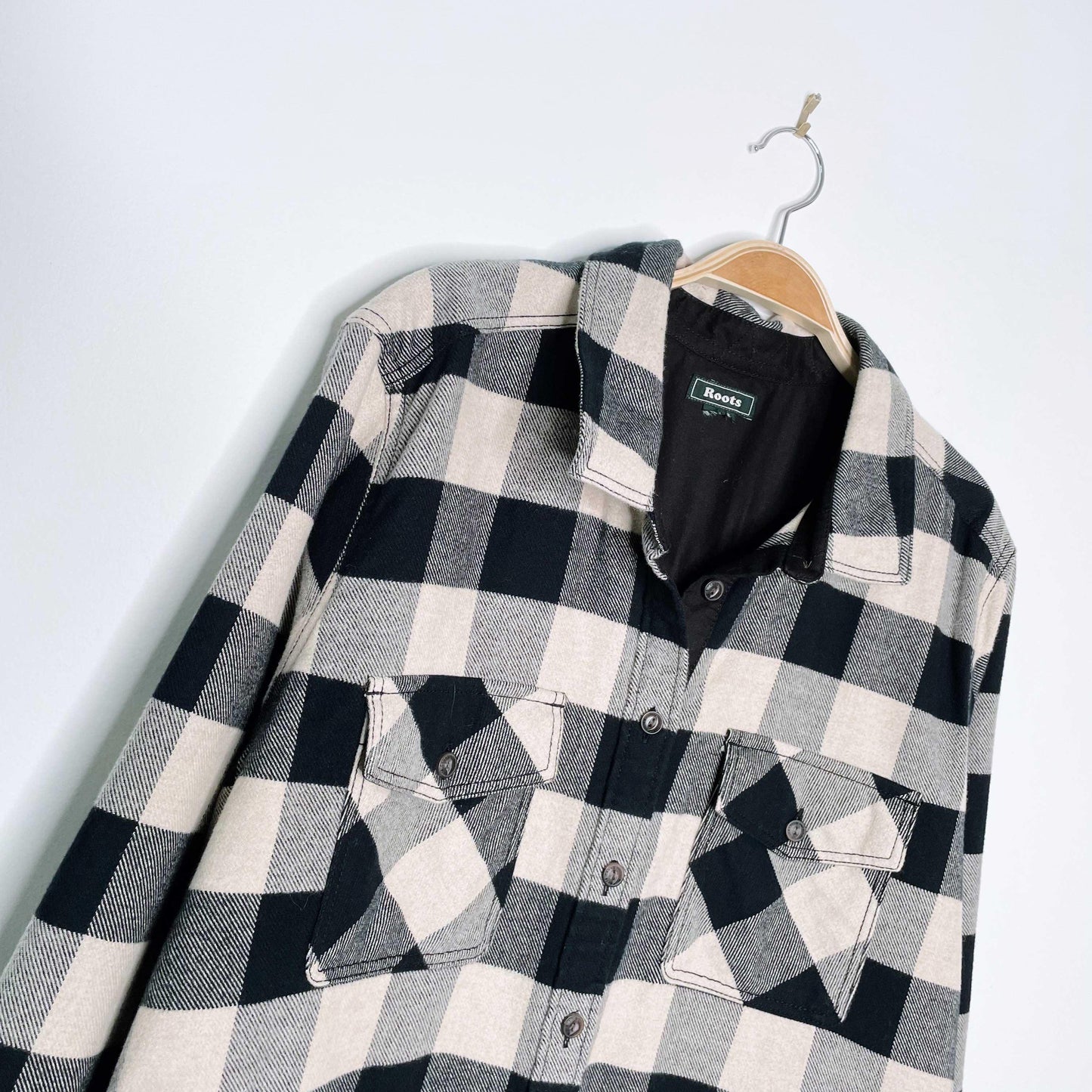roots 2022 park flannel shirt