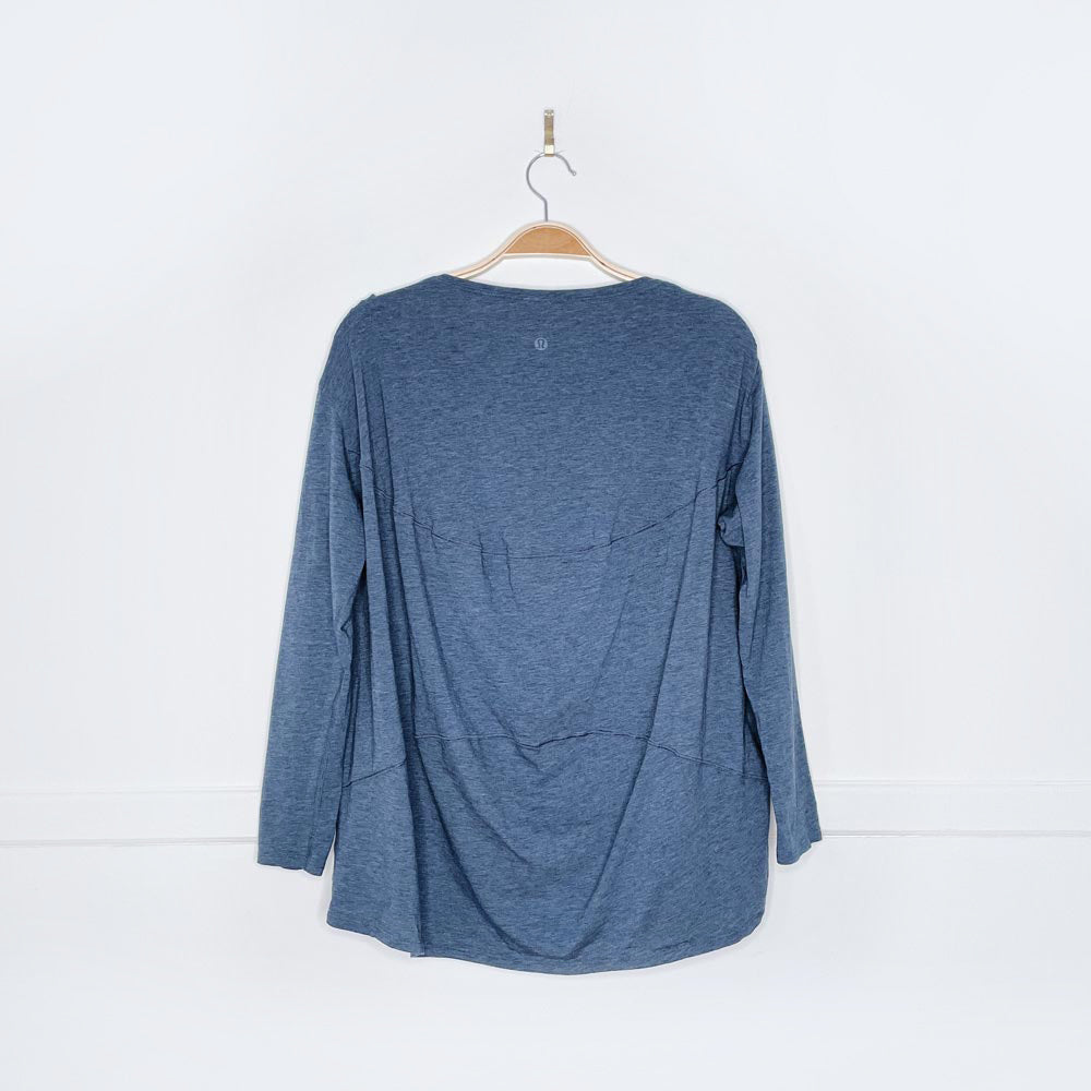lululemon 2020 back in action long sleeve tee