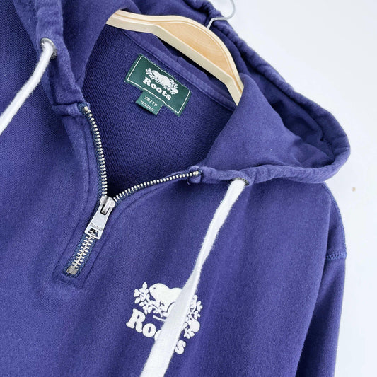 roots 2019 1/4 zip hoodie