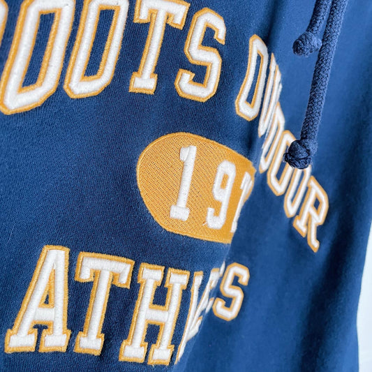 roots 2023 organic cotton varsity hoodie