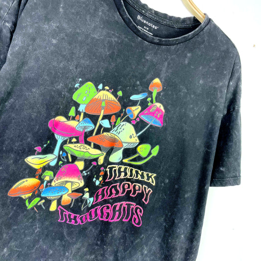 bluenotes think happy thoughts mushroom tee