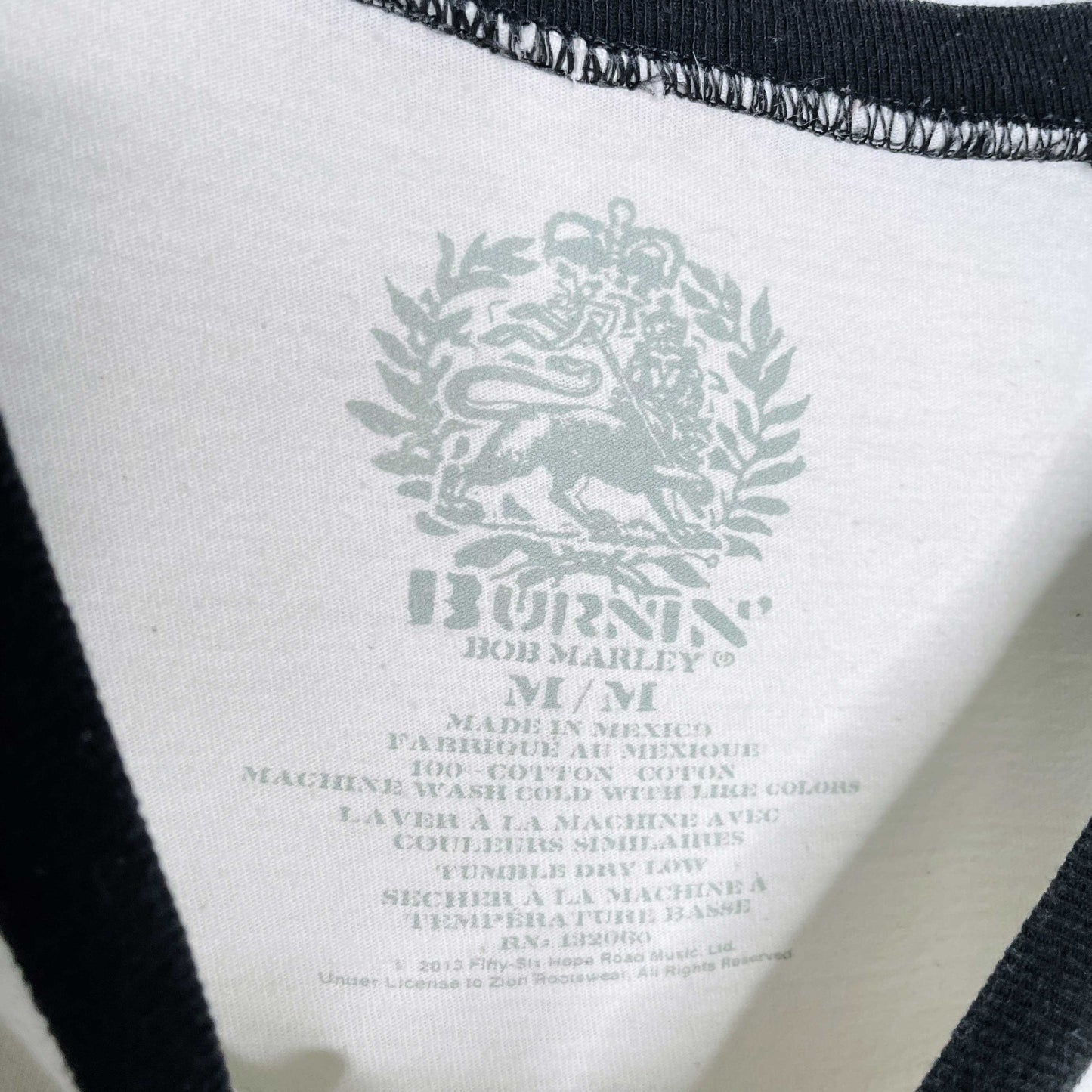 bob marley 2013 i shot the sheriff baseball tee