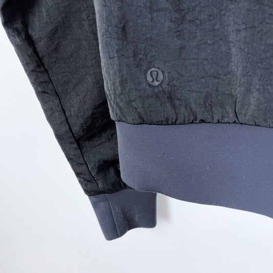 lululemon 2019 non-stop bomber reversible jacket - size 4