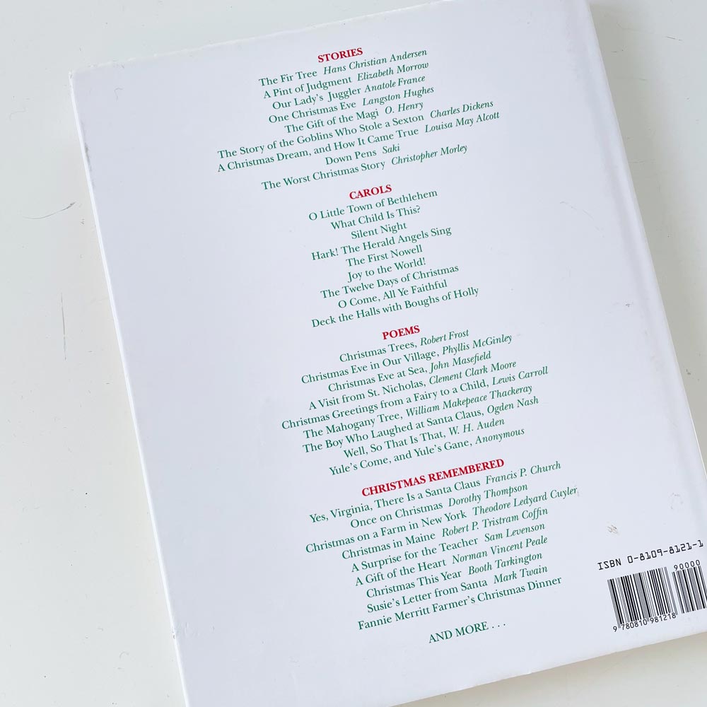 vintage 70s norman rockwell's christmas book hardcover