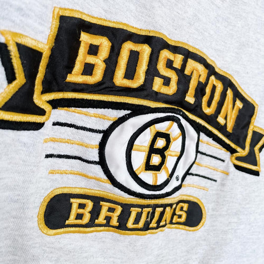 vintage 90s midwest boston bruins heavyweight tee - good market thrift store