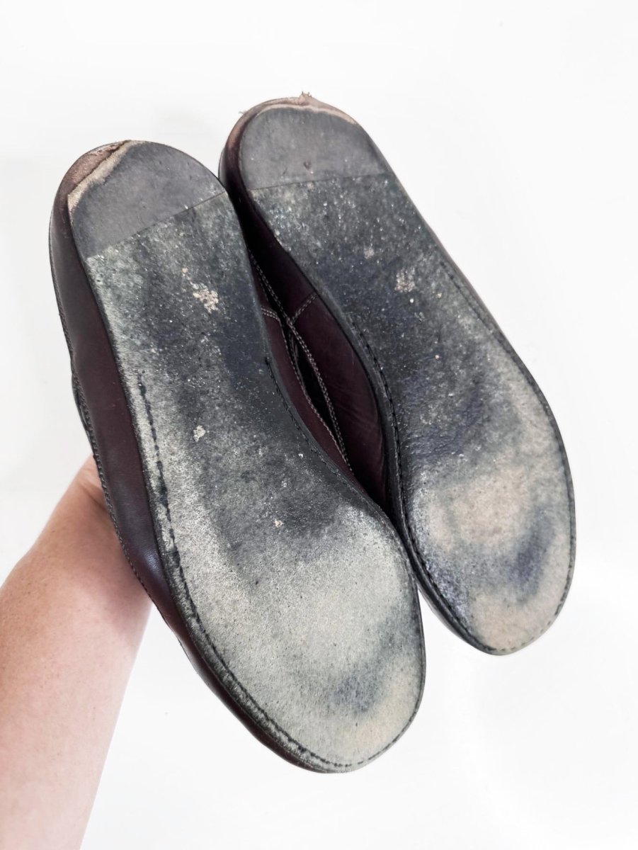 bottega veneta leather intrecciato smoking slippers - good market thrift store
