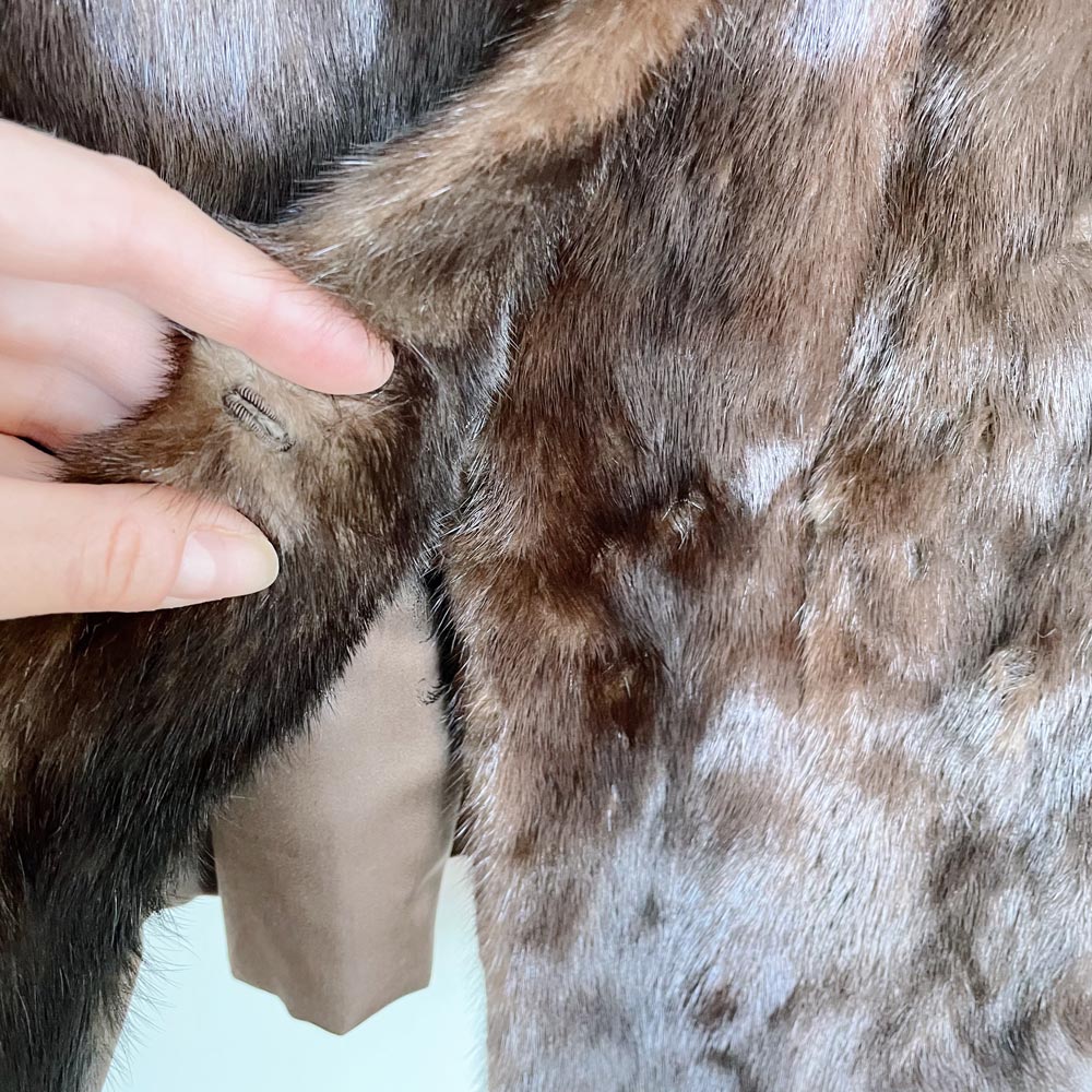 vintage 60s charlebois short mink coat