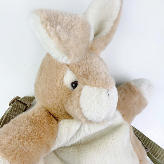 vintage 90s jay-gun plush bunny backpack
