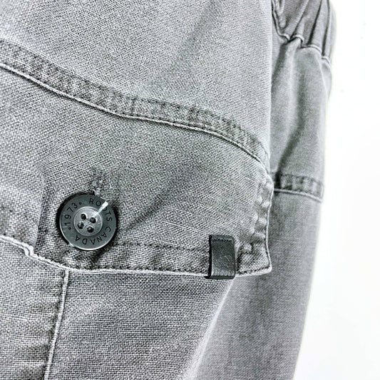 roots 2021 linen-blend cargo pants - size xl