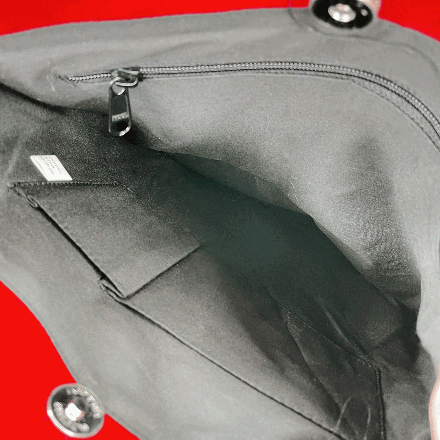 made in india leather embossed cat tote bag