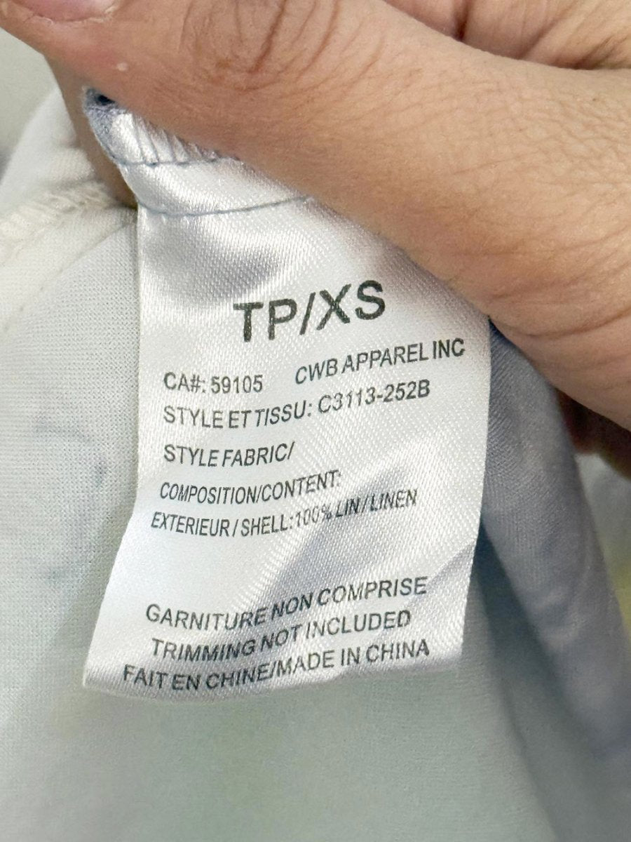charlie b 100% linen tie dye ruffle skirt maxi dress - good market thrift store