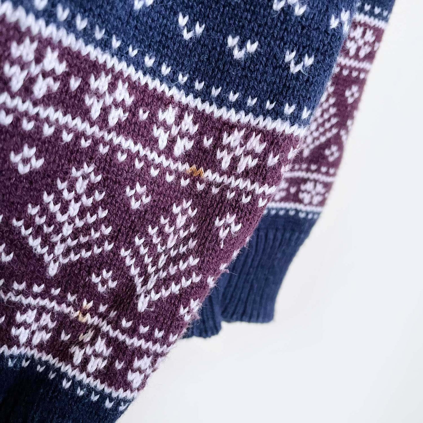 vintage made in usa chelsea gardens nordic reindeer sweater - size large