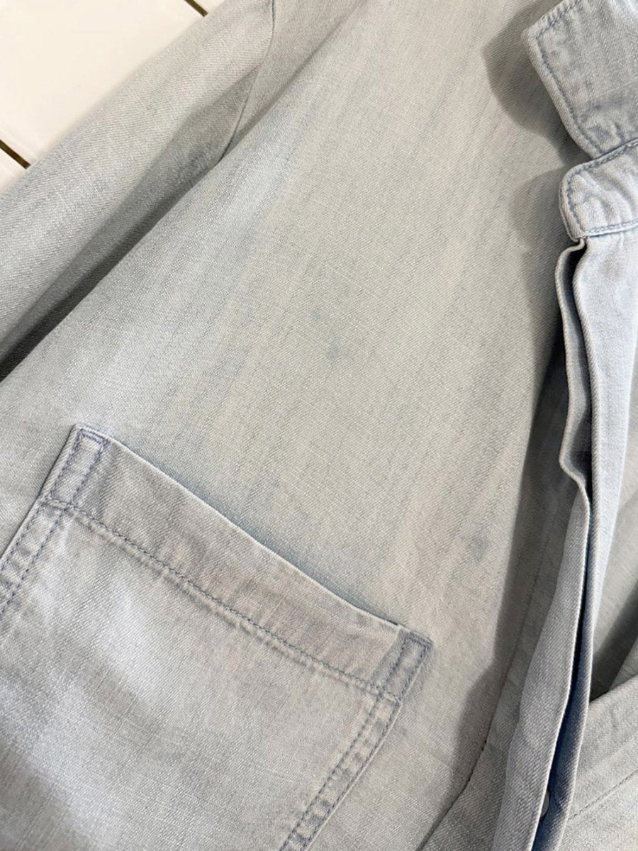 cloth & stone chambray denim shirt | anthropologie - good market thrift store